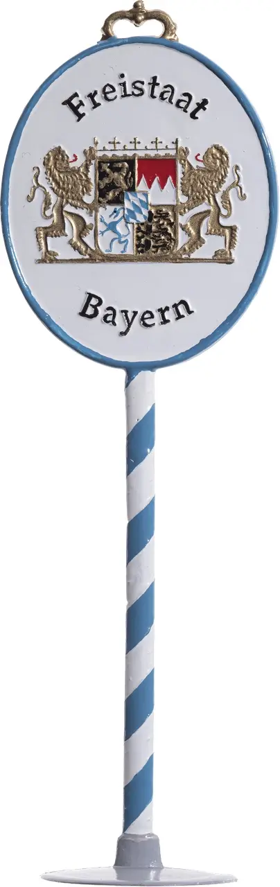 Großes Bayerisches Wappen-Standschild