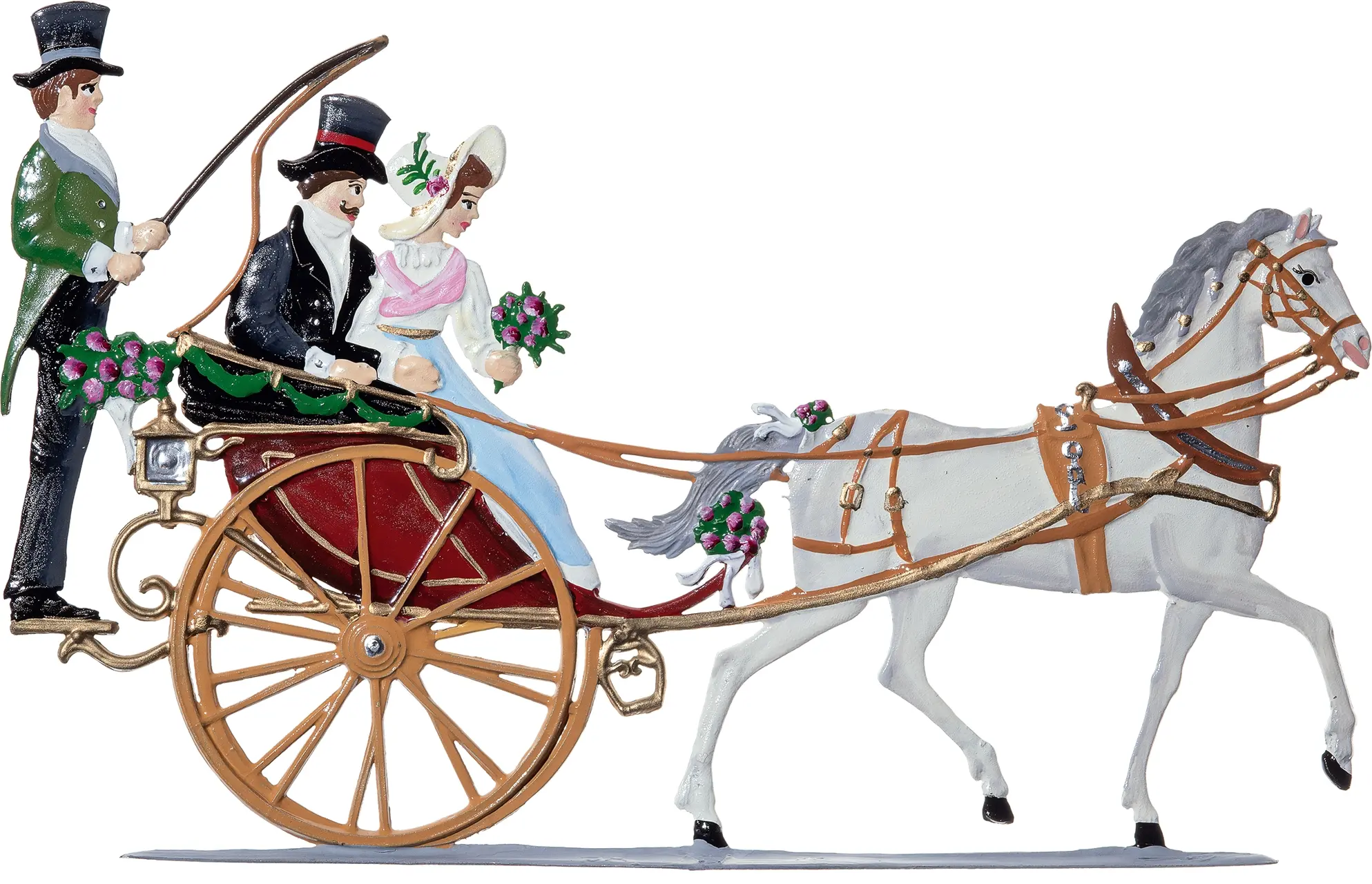 Kutsche mit Brautpaar