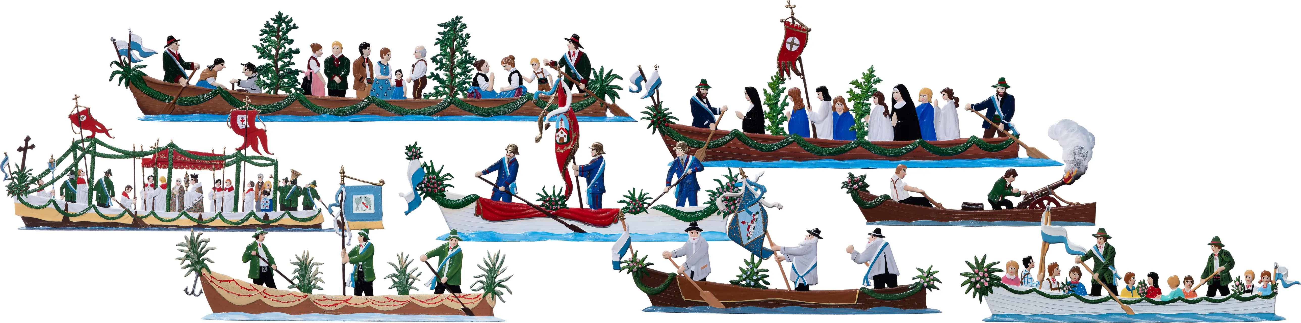Schiffsprozession (8 teilig)